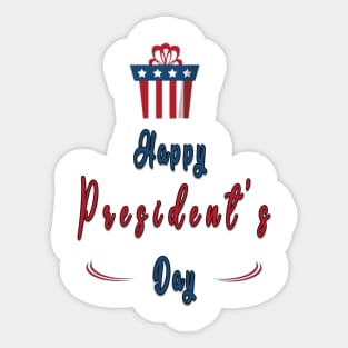 happy president's day Sticker